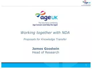 James Goodwin Head of Research