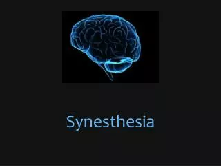 Synesthesia