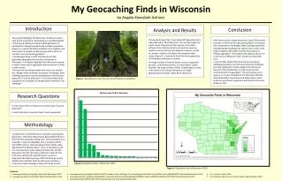 My Geocaching Finds in Wisconsin by Angela Kowalzek-Adrians