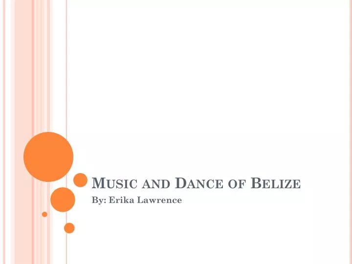 music and dance of belize