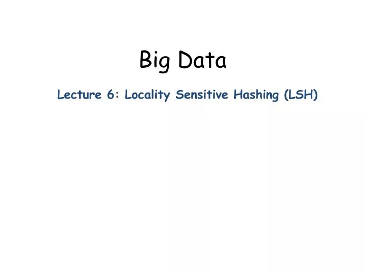 big data