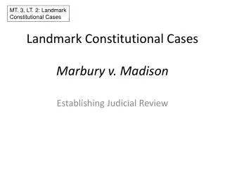 marbury v madison