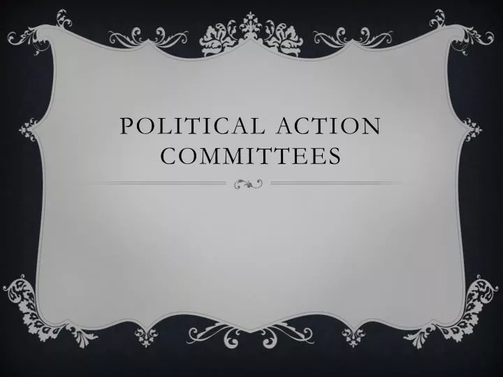 political action committees
