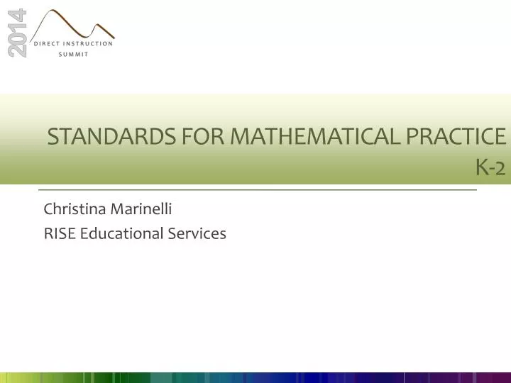 standards for mathematical practice k 2