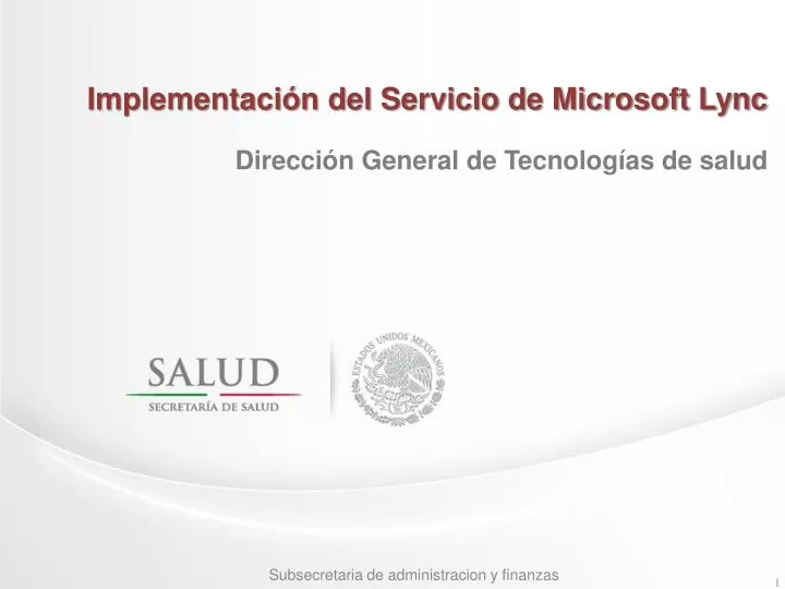 implementaci n del servicio de microsoft lync