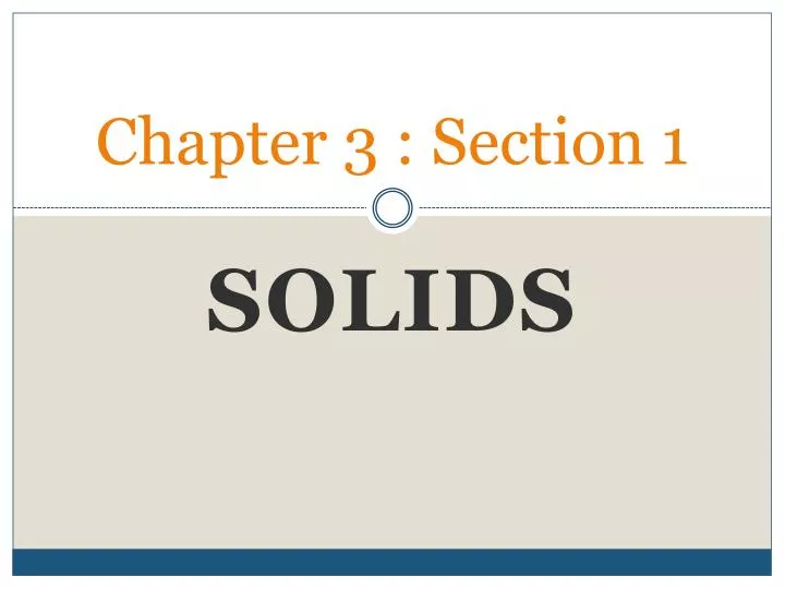 chapter 3 section 1