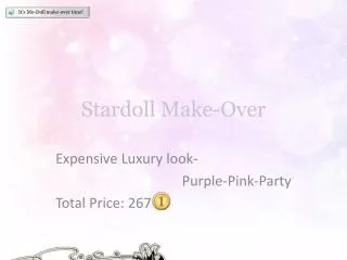 Stardoll Make-Over