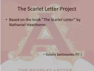 The Scarlet Letter Project