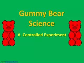 Gummy Bear Science