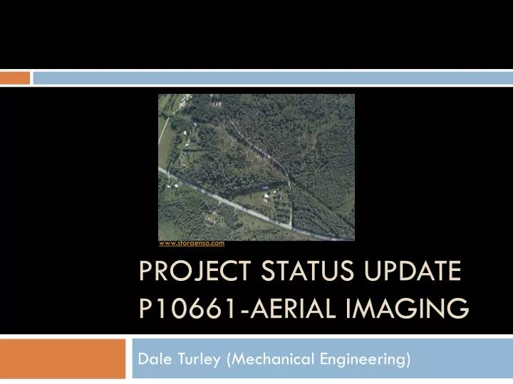 project status update p10661 aerial imaging