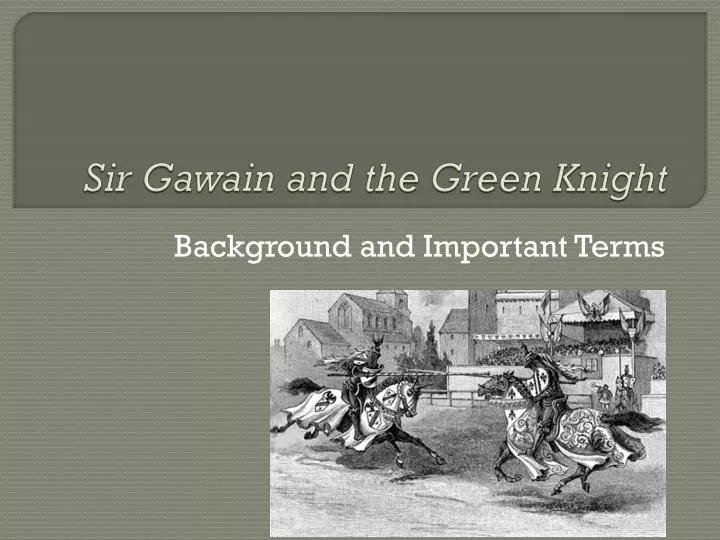 sir gawain and the green knight