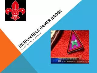 Responsible gamer badge