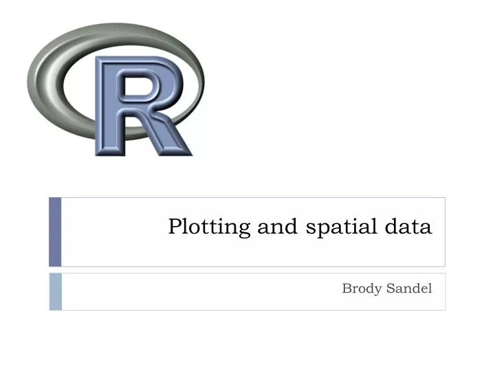 plotting and spatial data
