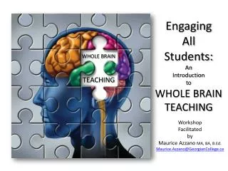 Engaging All Students: An Introduction to WHOLE BRAIN TEACHING