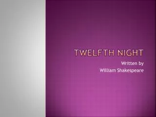 Twelfth Night