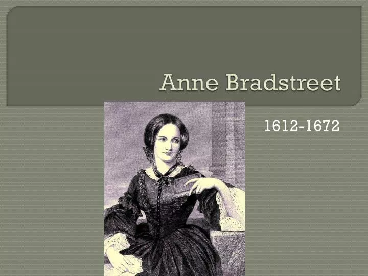 anne bradstreet