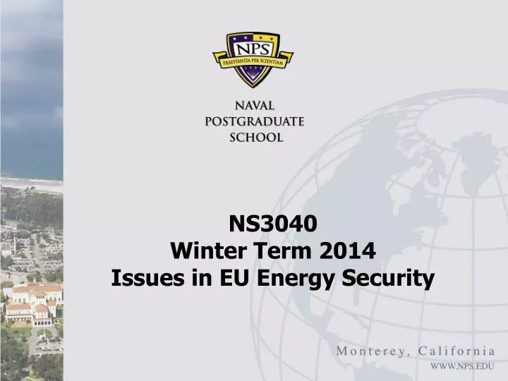 ns3040 winter term 2014 issues in eu energy security