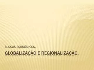 blocos econ micos