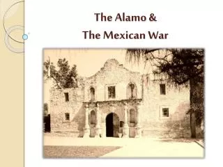 The Alamo &amp; The Mexican War