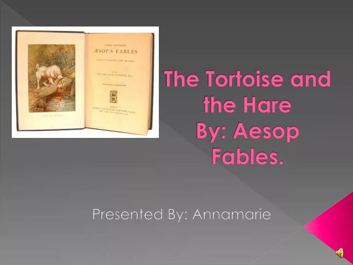 the tortoise and the hare by aesop fables