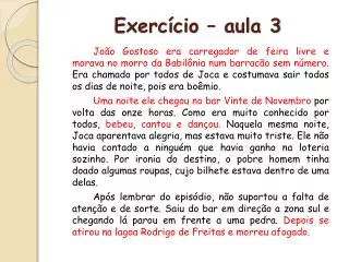 exerc cio aula 3