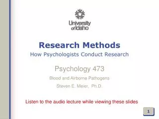 Research Methods