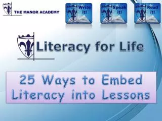 25 Ways to Embed Literacy into Lessons