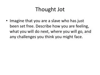 Thought Jot