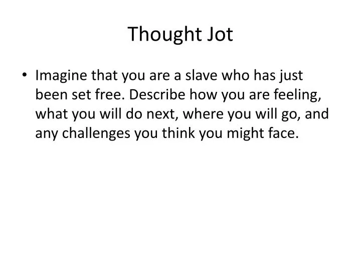 thought jot