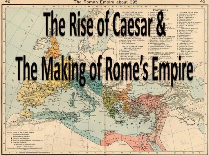 the rise of caesar the making of rome s empire