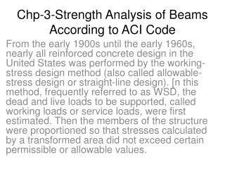 Chp-3-Strength Analysis of Beams According to ACI Code