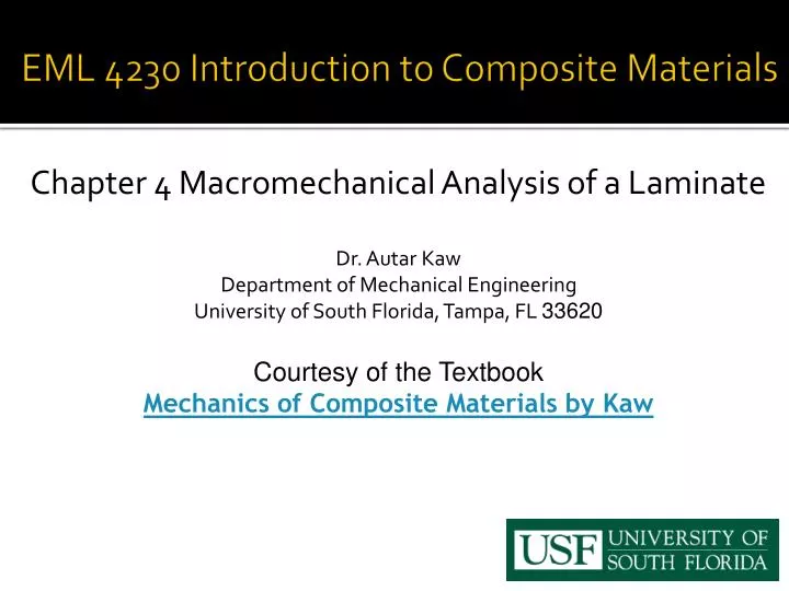 eml 4230 introduction to composite materials