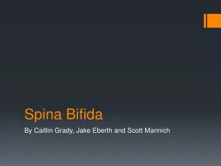 Spina Bifida