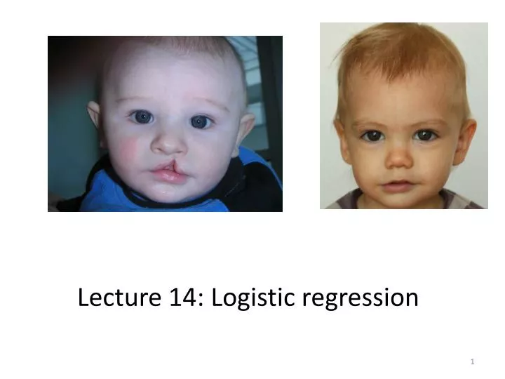 lecture 14 logistic regression
