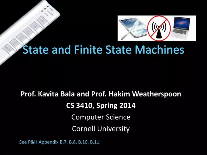 state and finite state machines
