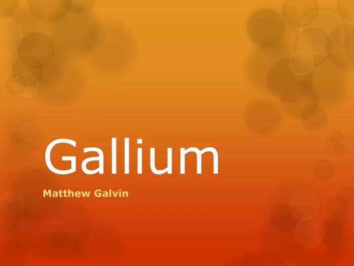 gallium