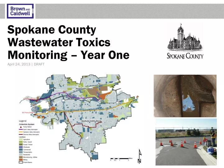 spokane county wastewater toxics monitoring year one