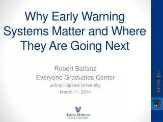 Why Early Warning Systems Matter and Where They Are Going Next