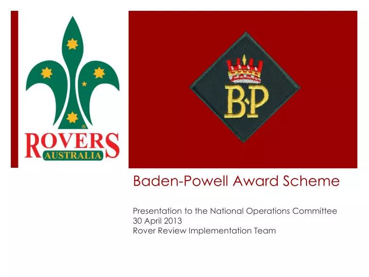 baden powell award scheme