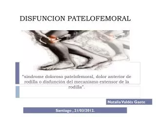 disfuncion patelofemoral