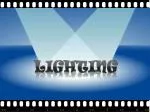 Lighting - slide 1