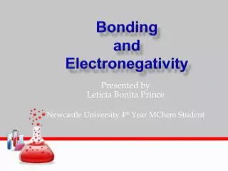 Bonding and Electronegativity