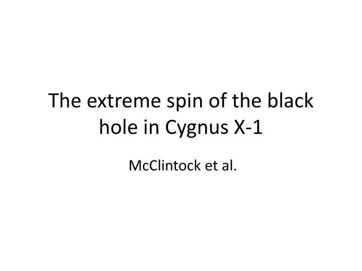 the extreme spin of the black hole in cygnus x 1