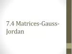 7.4 Matrices-Gauss-Jordan - slide 1
