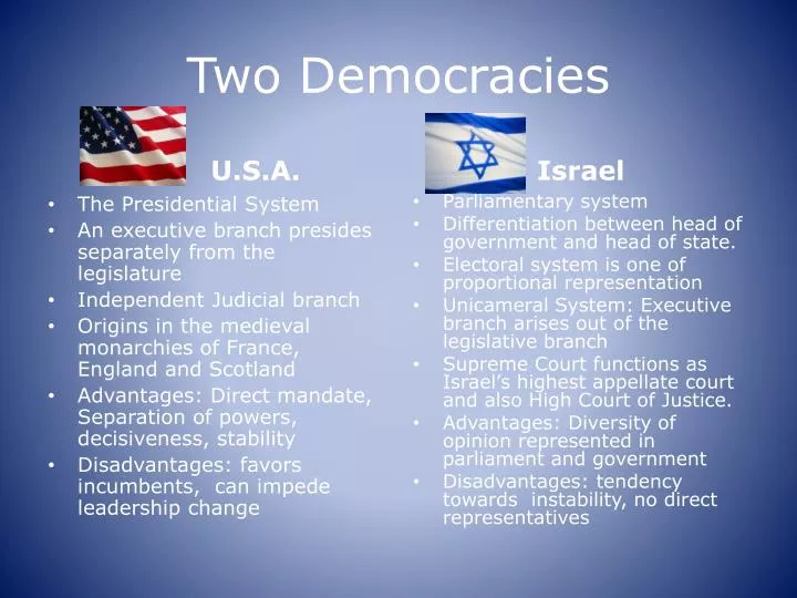 two democracies