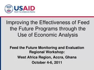 Improving the Effectiveness of Feed the Future Programs through the Use of Economic Analysis