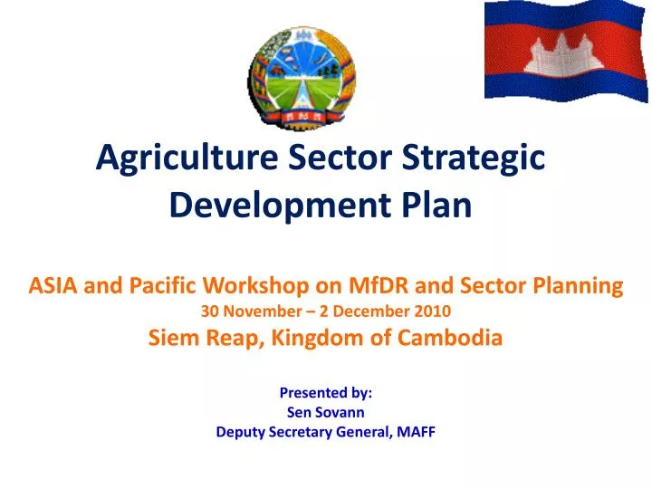 agriculture sector strategic development plan