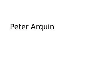 Peter Arquin