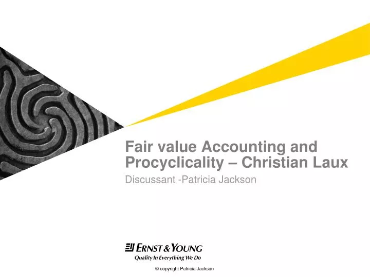 fair value accounting and procyclicality christian laux