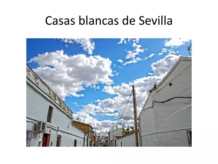 casas blancas de sevilla